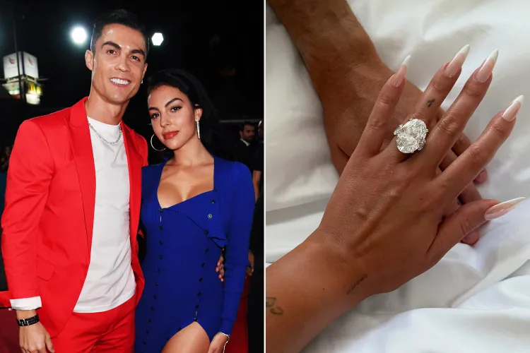 Georgina Rodriguez engagement ring