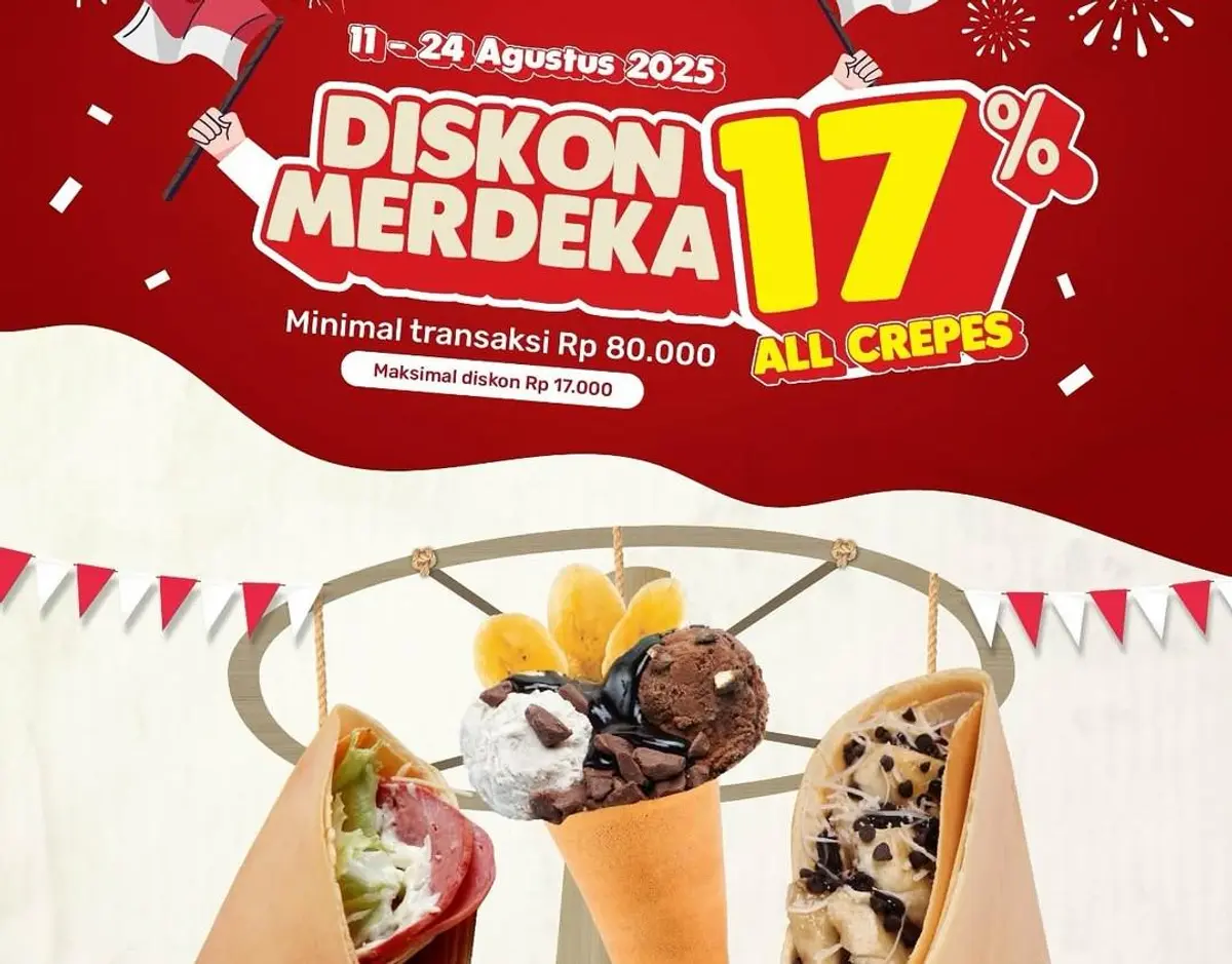 Dcrepes' Sweet 17 Deal - Bali Independence Day food promos